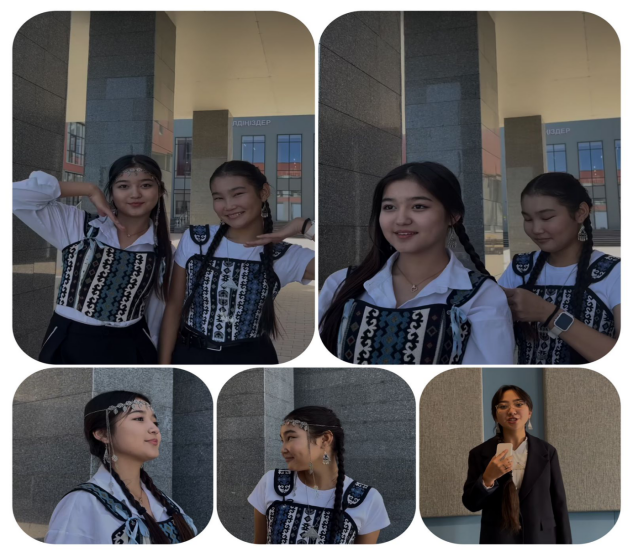 “Қ.СатпаевСредняя школа имени ” КММ білім алушыларымыздың арасындағы “Бұрымды қыз” челленджін мектеп парламенті мектебіміздегі барлық сыныптың қыздарына жолдады.